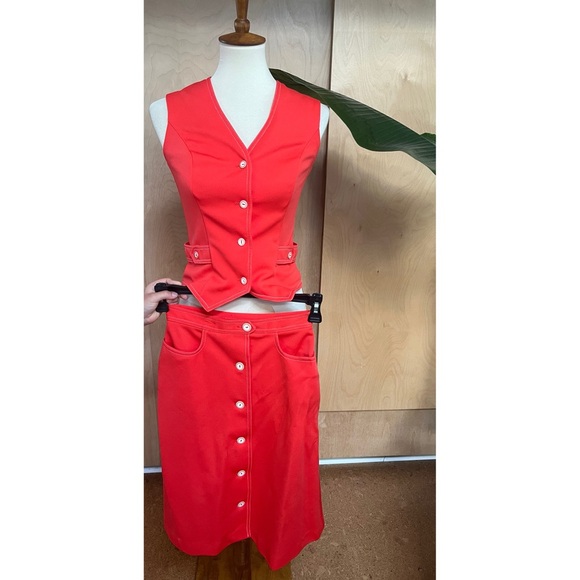 Vintage Dresses & Skirts - 🌼NEW TO CLOSET🌼 Vtg Authentic Alex Colman - Totally MOD Skirt Set